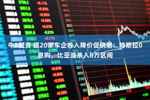 牛8配资 超20家车企卷入降价促销潮：特斯拉0息购，比亚迪杀入8万区间
